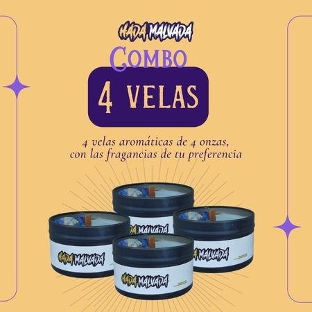 Combo 4 Velas (4oz)