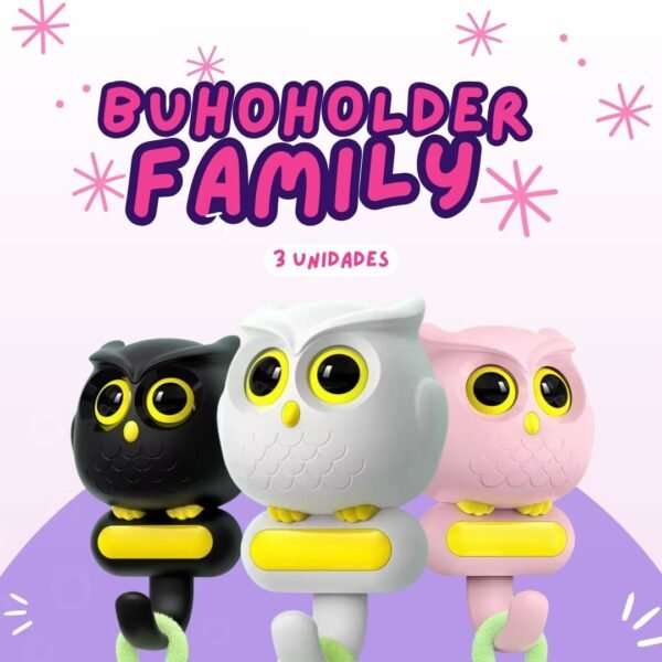 BuhoHolder Pack Familiar (3 unidades)