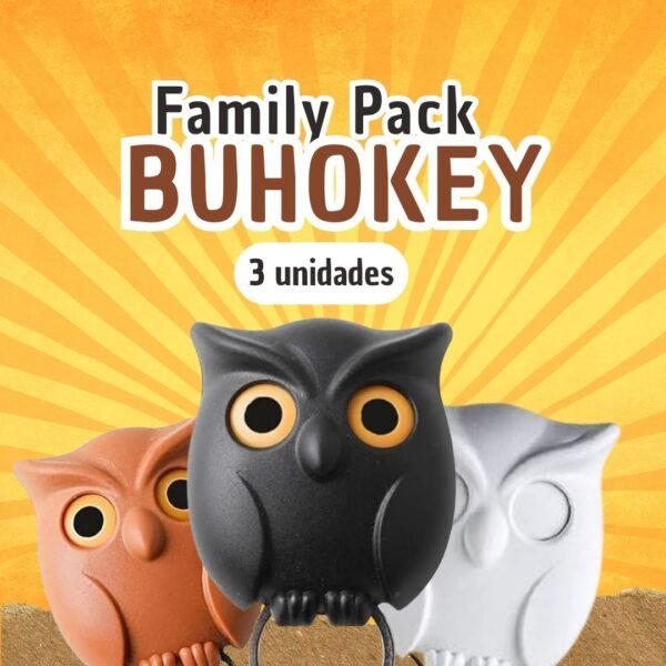 BuhoKey Pack Familiar (3 unidades)