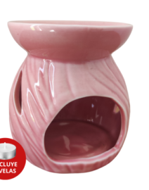 Quemador Ceramira Textura - Rosa
